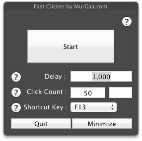 Automate Clicking At Mouse Location With Configurable Speed On Mac