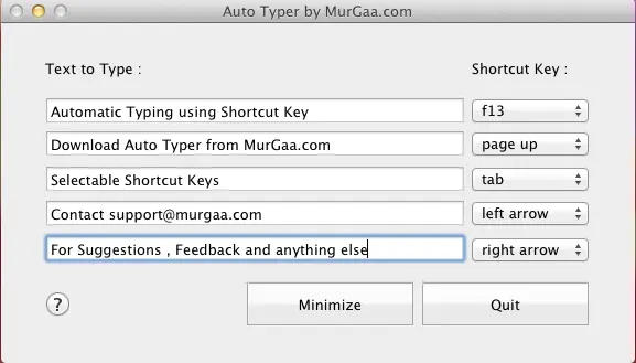 Mac Keyboard Automation Software for automated typing