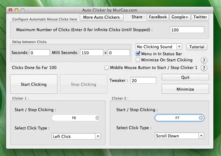 Key Presser and Auto Clicker for Mac