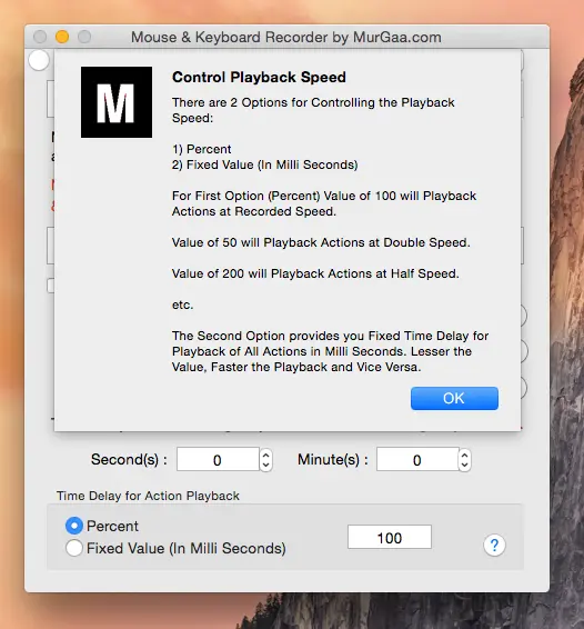 Help for Mouse Macro Recorder